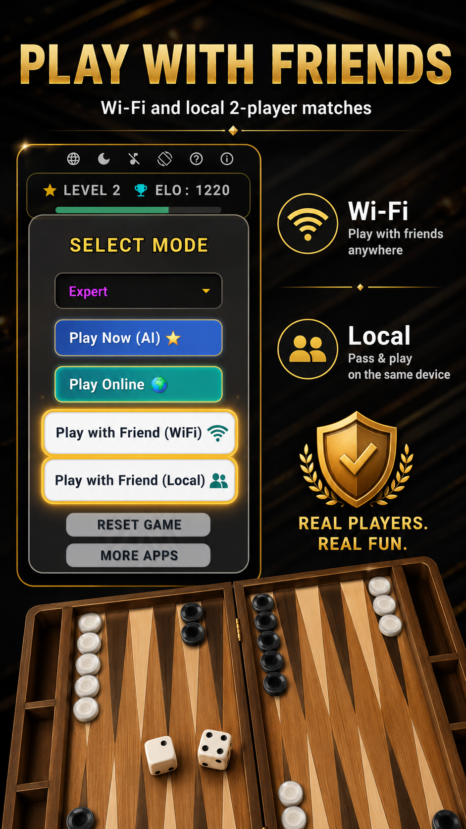 Wi-Fi & Pass & Play